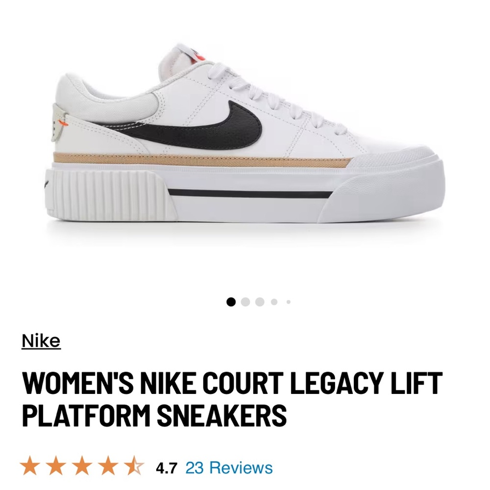Women’s Nike Court Legacy Lift Platform Sneakers